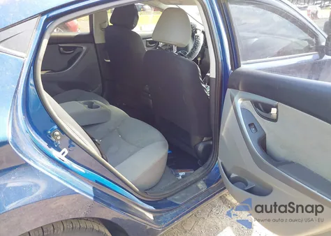 2013 Hyundai Elantra Gls from USA, damaged, VIN KMHDH4AE8DU640866